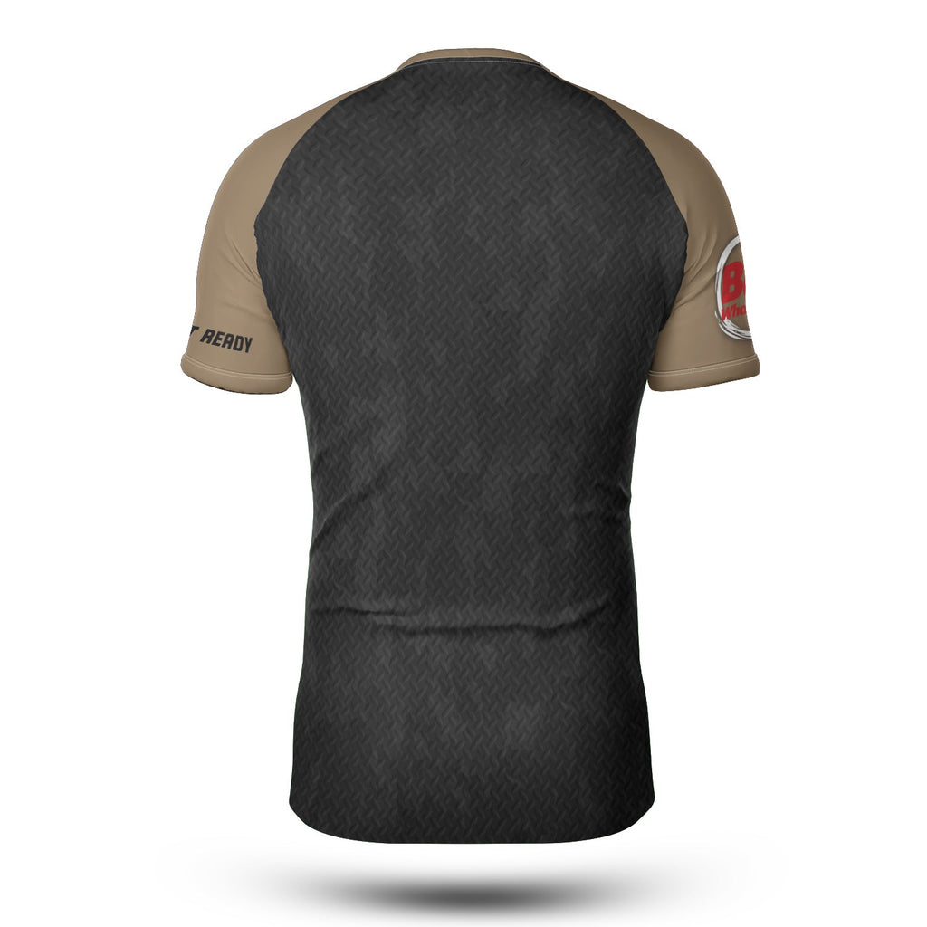 Tactical Savagery Rashguard - Coyote Camo Short Sleeve