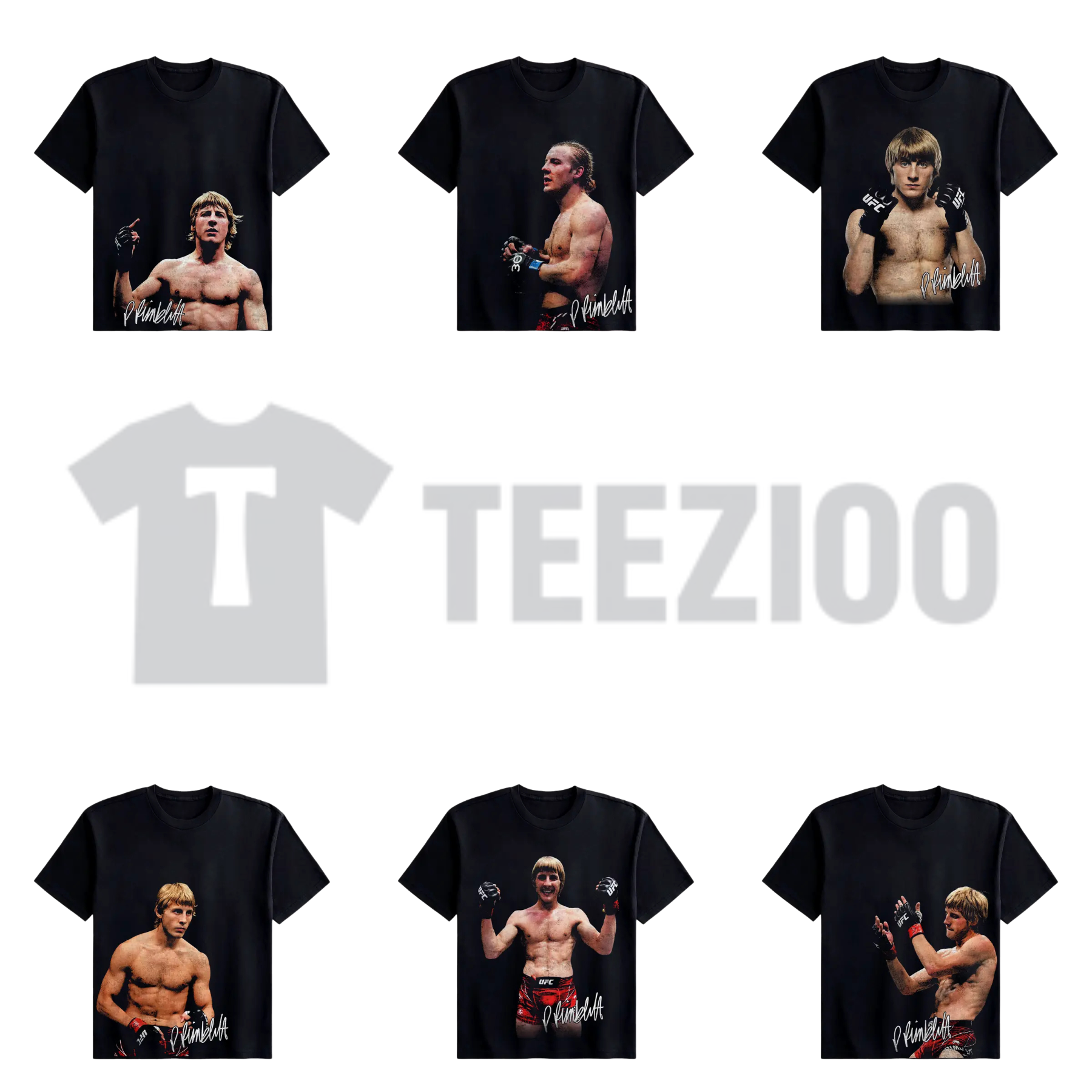 Paddy "The Baddy" Pimblett UFC Menswear T-Shirt - Funny MMA Fan Graphic Tee
