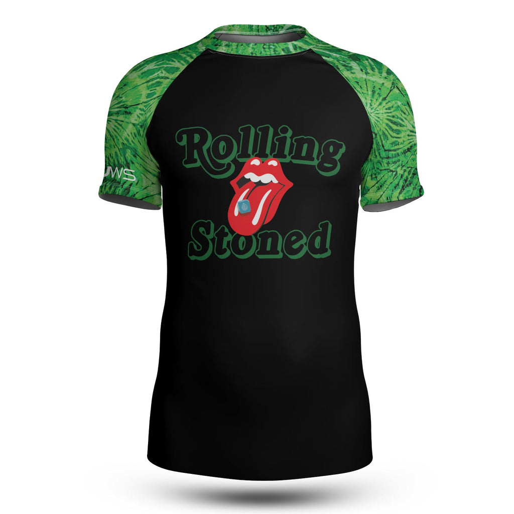 Rolling Stoned BJJ Rashguard - Short Sleeve